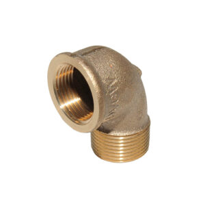 Winkel, Rotguss, 90 m. Innen- u. Aussengewinde, 3/4" Nr.3092