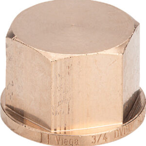 Kappe, Rotguss sechskantig, 1/2" Nr.3301