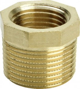 Reduktionsstück, Rotguss mit AG/IG, 11/4" x 3/4" Nr.3241