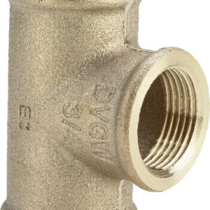 T-Stueck, Rotguss m. Innengewinde, 3/8"