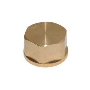 Kappe, Rotguss sechskantig, 3/8"