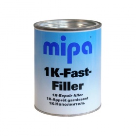 MIPA 1K-Fast-Filler ist ein füllstarker 1K-Reparaturfüller für den Fahrzeugbereich mit sehr guter Ha