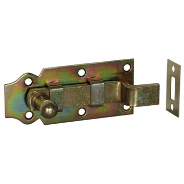 Türriegel gekröpft 100 x 45mm verzinkt