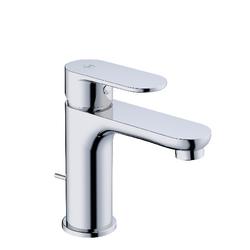 TAKE pro_3 Waschtisch-Einhandmischer 100 mit Zugstangen-Ablaufgarnitur verchromt