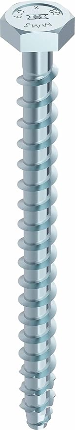 8x80 Betonschrauben Sechskantkopf a.25 Stk.verzinkt Schraubanker,Abverkauf