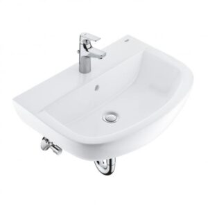 Waschbecken weiss 60X44,5 cm  1 Hahnloch