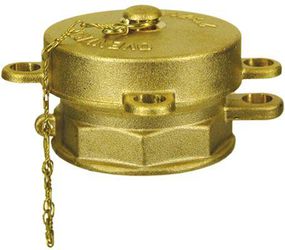 Füllrohrverschluss DN 50 für Füllstutzen 2 x 21/2", Messing