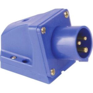 Maschinen Steckdose blau