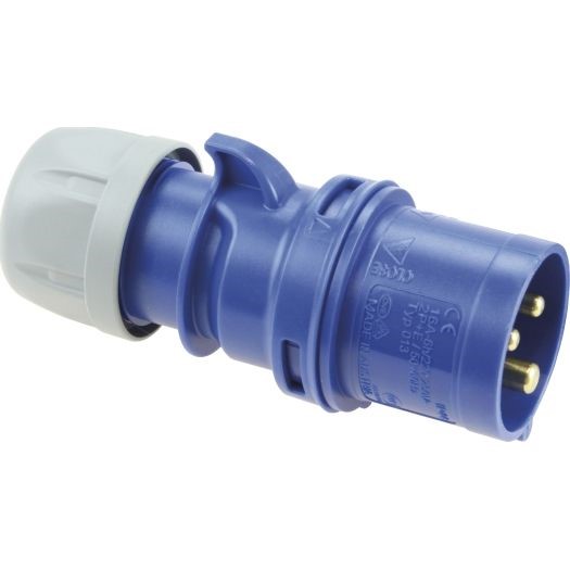 Maschinen Steckdose blau – Bild 2