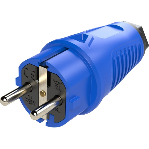 Vollgummistecker blau SiRoX