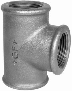 T-Stueck, verzinkt m. Innengewinde, 1/2" Nr.130