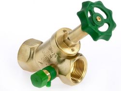 TAKE Freistromventil DVGW 11/4", steigend, mit Entleerung