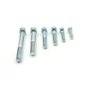 M4X28  a.50 Stk.Zylinderschraube mit Innensechskant ISO 4762 / DIN 912, Stahl 8.8, verzinkt blau