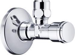 Eckventil 1/2, verchromt, Rundgriff o. Selbstdicht