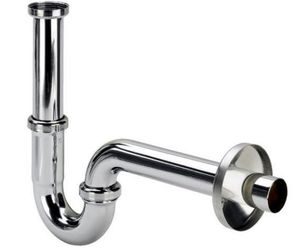 Röhrengeruchverschluss Plus 1 1/4" x 32 mm, Messing verchromt