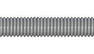 Schlossschraube RN 603 , Halbrundkopf, M 6 x 100 mm, Vollgewinde, Edelstahl A2, gebeizt, passiviert,