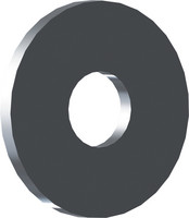 Karosseriescheibe DIN 9021 , D 4,3 x 12x1,0 mm, Edelstahl A2, gebeizt, passiviert, 100 Stk.