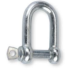 Schäkel ähnlich DIN 82101 - Stahl verzinkt - Form A - Nenngröße 0,25 - (M8) a.1 Stk.