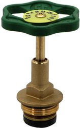 DG-Fettkammer-Oberteil 1801 DN 25, G 1, Messing, steigende Spindel kurz