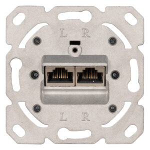 Universal RJ 45 UP-Datendose Cat. 6, 2-fach a.1 Stk.