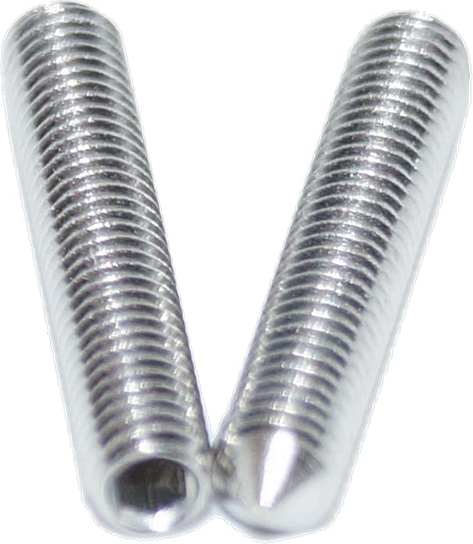 M 6x16 - Gewindestift mit ISK und Spitze Stahl 45 H verzinkt DIN 914 / ISO 4027