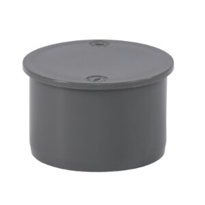 HT Muffenstopfen DN50 Kunststoff Rohr Stopfen Deckel grau