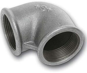 Winkel, reduziert, verzinkt, 90 m. Innengewinde, 1" x 1/2" Nr.90