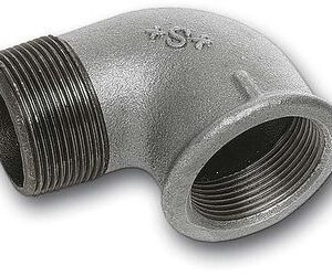 Winkel, verzinkt, 90 m. Innen- u. Aussengewinde, 1 1/4" Nr.92