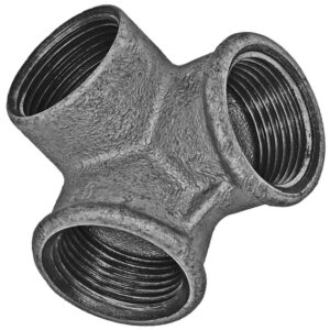 Eckverteiler 2" 2" 11/2" mit Innengewinde Nr.221 (IG-IG-IG)