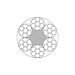 Drahtseil 1,2 mm, 7x7 Stahl verzinkt