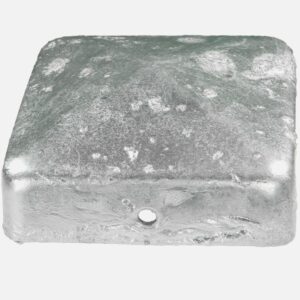 Pfostenkappe Pyramide 71 mm, 71 mm feuerverzinkt,