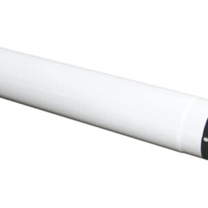 Ofenrohr Ø 100 1000 mm weiß Email