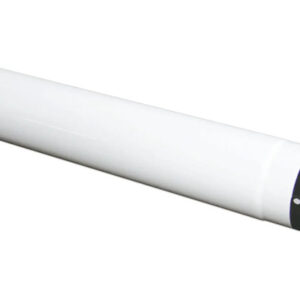 Ofenrohr Ø 100 500 mm weiß