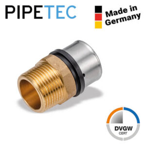 Press-Übergang Außengewinde 32x3 - 1" PFUA3206, DVGW TH+U Pressfitting