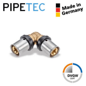 Press-Winkel 90° 20x2 PFW2020, DVGW, TH+U Profil, Pressfitting 20 x 2