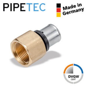 Press-Übergang Innengewinde 20x2 - 3/4" PFUI2005 DVGW, TH+U Pressfitting