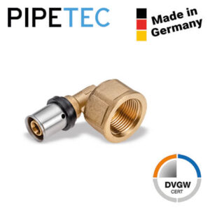Press-Übergangswinkel Innengewinde 16x2 - 3/4" PFWI1605 DVGW TH+U Kontur