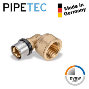 Press-Übergangswinkel Innengewinde 26x3 - 1" PFWI2606, DVGW, TH+U Kontur