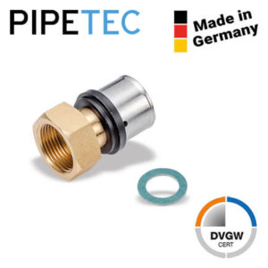 Press-Übergangsverschraubung Innengewinde 26x3 - 3/4" PFV2605 DVGW, TH+U