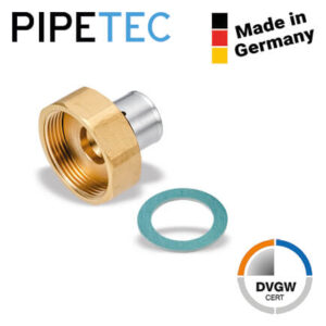 Press-Übergangsverschraubung Innengewinde 26x3-1 1/2" PFV2608 DVGW, TH+U