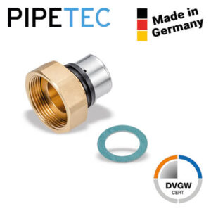 Press-Übergangsverschraubung Innengewinde 32x3-1 1/2" PFV3208 DVGW, TH+U