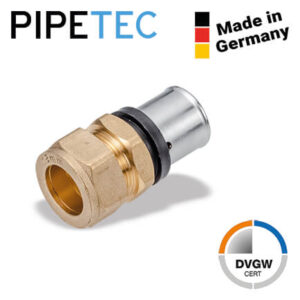 Press-Übergang Kupferrohr 20x2 - 18mm PFUEK2018, DVGW, TH+U Pressfitting