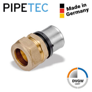 Press-Übergang Kupferrohr 26x3 - 22mm PFUEK2622, DVGW, TH+U Pressfitting