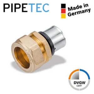 Press-Übergang Kupferrohr 26x3 - 28mm PFUEK2628, DVGW, TH+U Pressfitting