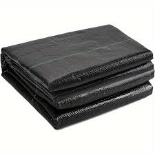 10,0X1m Extra Dickes Atmungsaktives Unkrautschutzgewebe - Große Größe, Schwarzes PP-Material für Gar