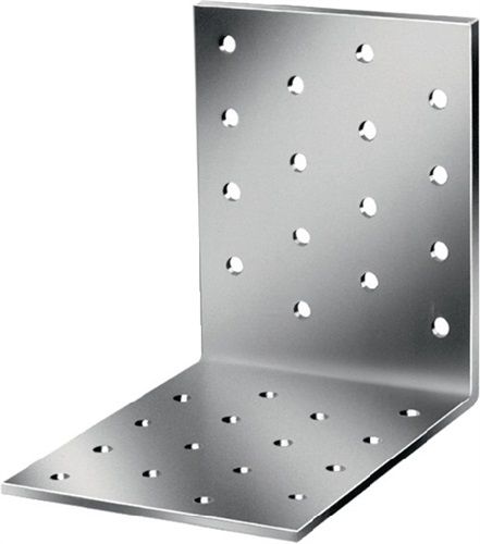 Lochplattenwinkel verzinkt, 60x60x60mm, Materialstärke 2,5mm