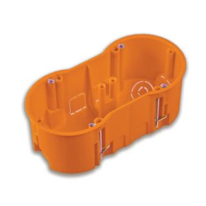 Hohlwanddose 2-fach Schalterdose Abzweigdose Hohlraumdose Ø 60 x 60 mm