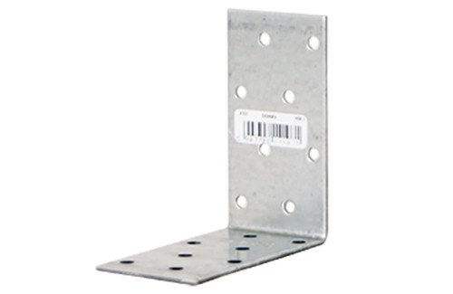 Lochplattenwinkel leicht, verzinkt, 40x40x40mm, Materialstärke 2,0mm