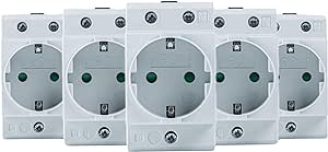 Einbau Steckdose für Hutschiene