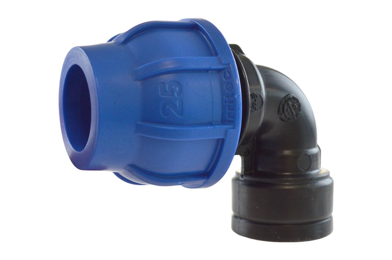 PE Winkel 90° mit Innengewinde, DVGW - Connecto™ + Ultra 32 mm 1"